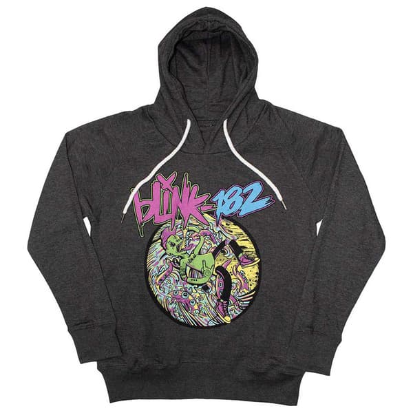 Blink 182 Overboard Event Pullover Hoodie Charcoal XS