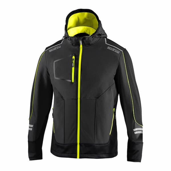 Miesten urheilutakki Sparco Tech Ndis Musta - XL