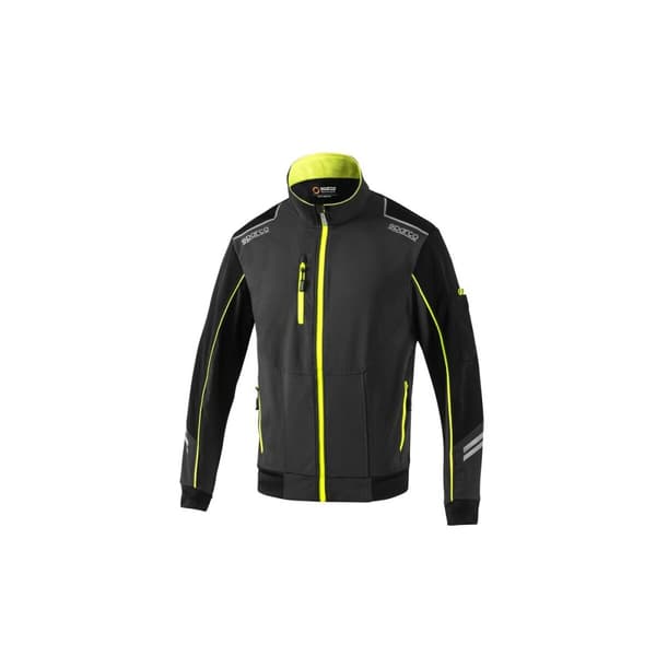Miesten urheilutakki Sparco Tech TW Keltainen Harmaa - L