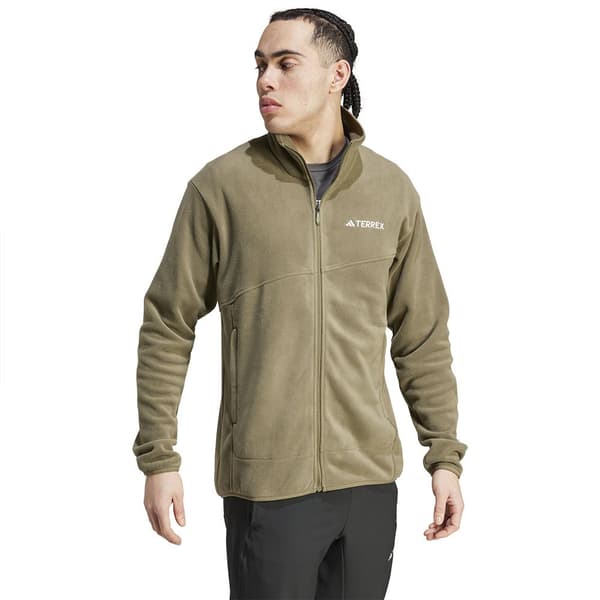 Adidas Terrex Multi Vetoketjullinen Fleecetakki Vihreä L Mies