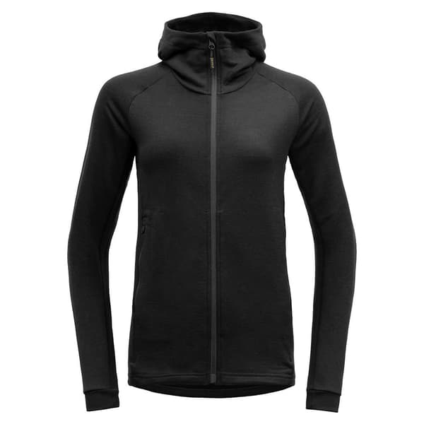 Devold Of Norway Nibba Merino Jakke Sort XL Kvinde