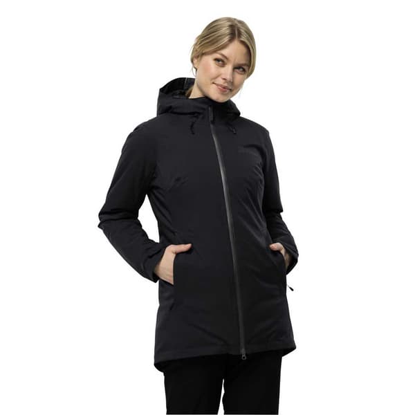 Jack Wolfskin Stirnberg Ins Parka Sort M Kvinde