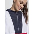Miniatyrbillede 3 af 8: Urban Classics 3-tone Oversize Parka Blå L Kvinde