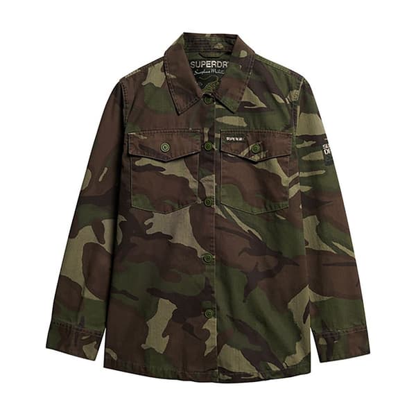 Superdry Military Overtrøje Grøn M Kvinde
