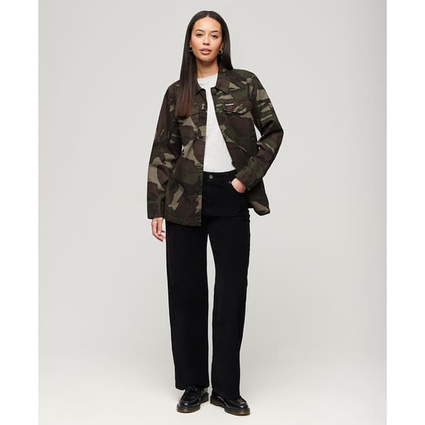 Superdry Military Overtrøje Grøn M Kvinde