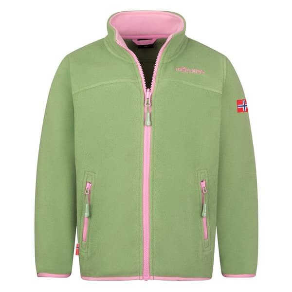 Trollkids Bryggen 3in1 Jakke Grøn,Rosa 140 cm Dreng