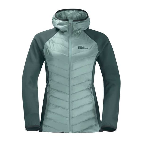 Jack Wolfskin Routeburn Pro Hybrid Jakke Grøn S Kvinde