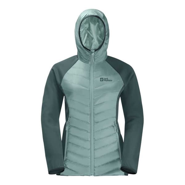 Jack Wolfskin Routeburn Pro Hybrid Jakke Grøn S Kvinde