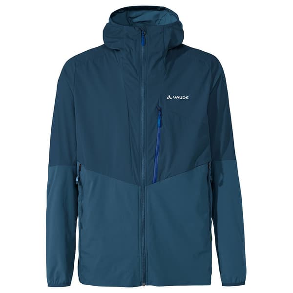 Vaude Tekoa Fleecejacka Med Huva Blå S Man