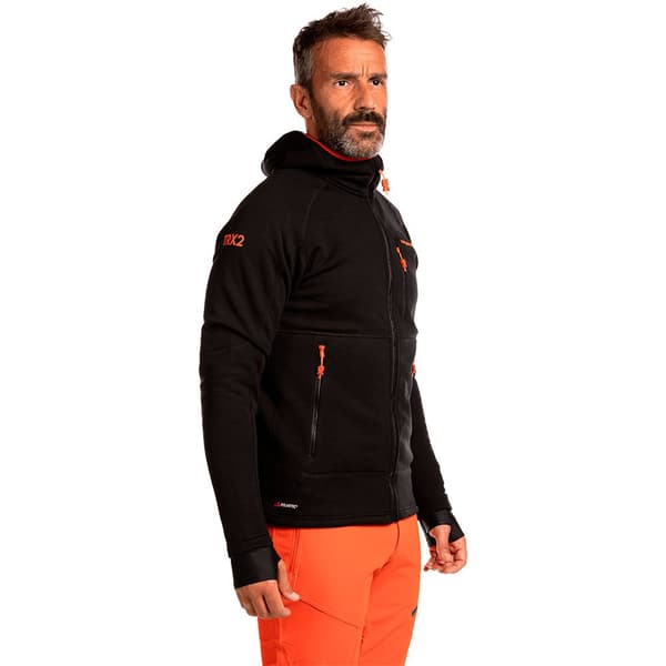 Trangoworld Trx2 Stretch Pro Hupullinen Fleecetakki Musta S Mies