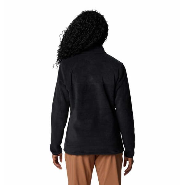 Columbia Benton Springs™ Fleecejakke Med Halv Lynlås Sort 2XL Kvinde