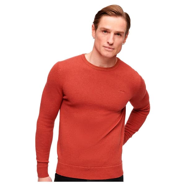 Superdry Essential Slim Fit Tröja Orange L Man