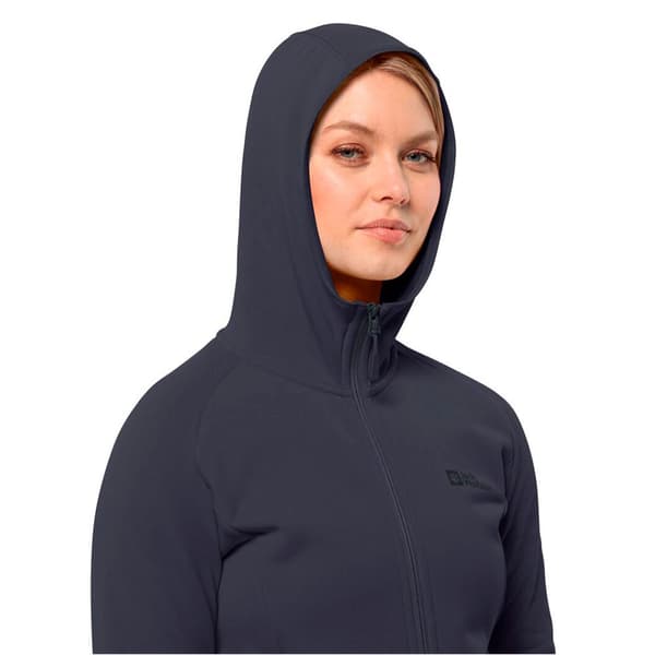 Jack Wolfskin Baiselberg Fleecejacka Med Dragkedja Grå XS Kvinna