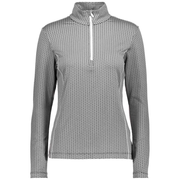 Cmp 39l2696 Ultralight Sweat Printed Fleecejakke Med Halv Lynlås Grå 2XS Kvinde