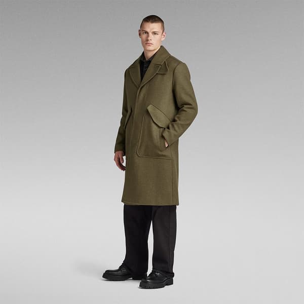 G-star Wool Frakke Grøn L Mand
