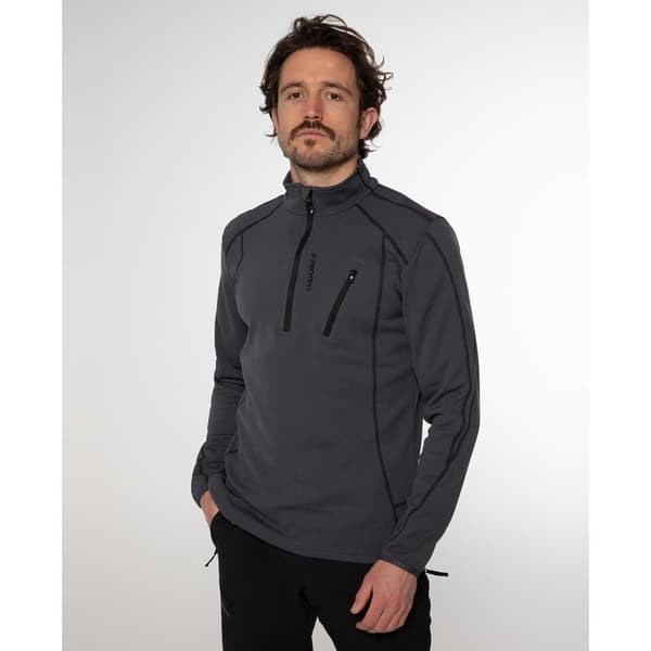 Protest Humans Fleece Svart S Man