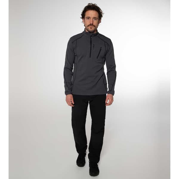 Protest Humans Fleece Svart S Man