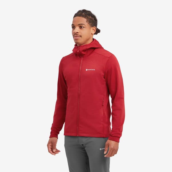 Montane Protium Vetoketjullinen Fleecetakki Punainen S Mies