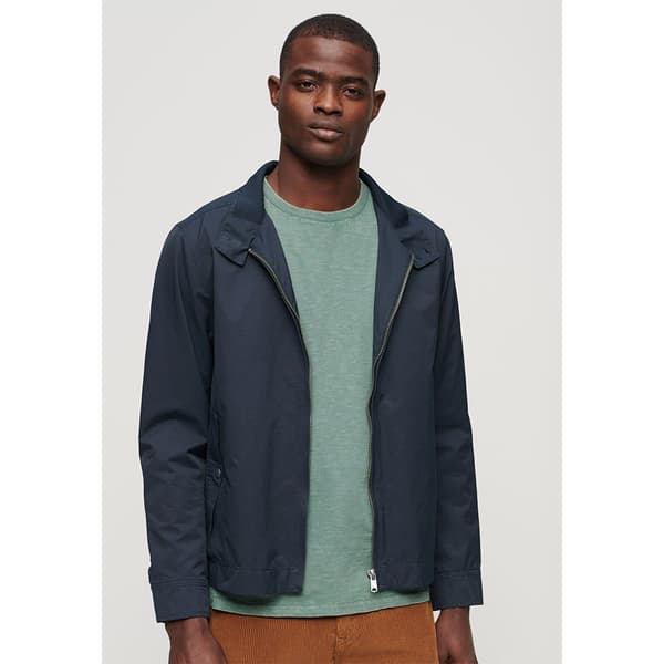 Superdry Merchant Harrington Jacka Blå M Man