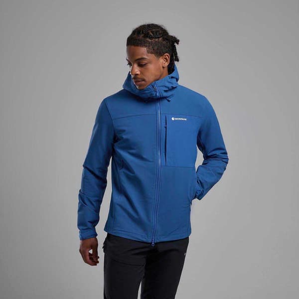 Montane Tenacity Xt Fleecejacka Med Dragkedja Blå L Man