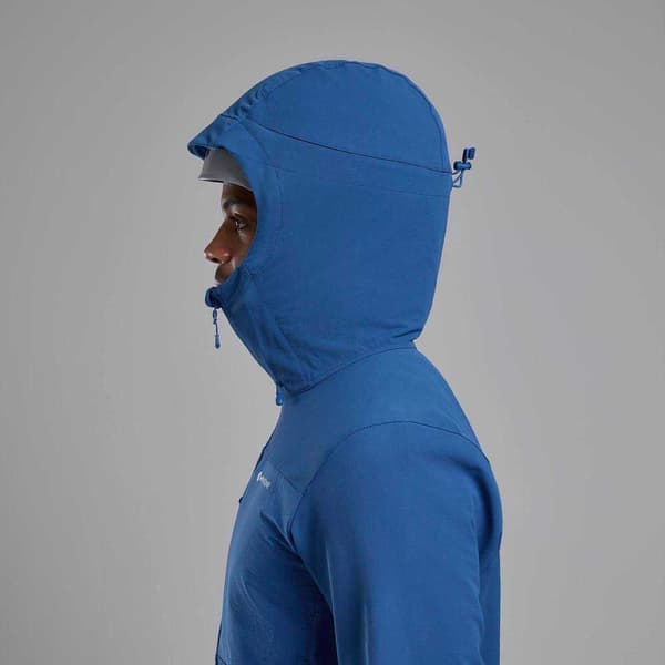 Montane Tenacity Xt Fleecejacka Med Dragkedja Blå L Man