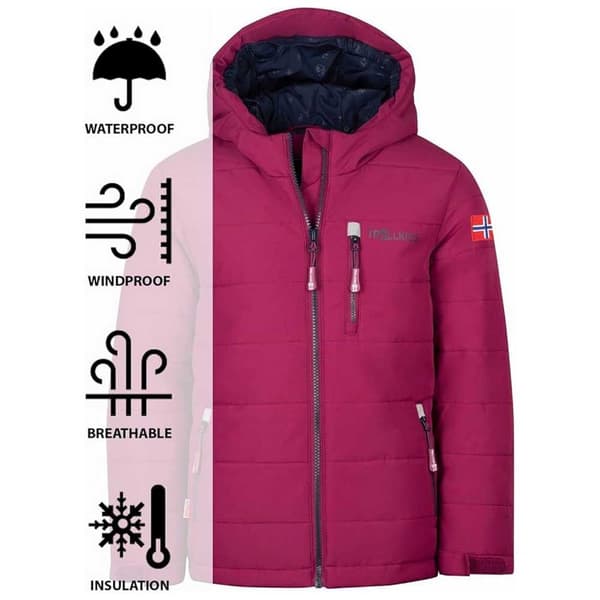 Trollkids Hemsedal Xt Jacka Lila,Rosa 176 cm Pojke