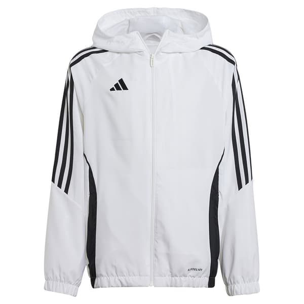 Adidas Tiro24 Windbreaker Jacka Vit 13-14 Years Pojke