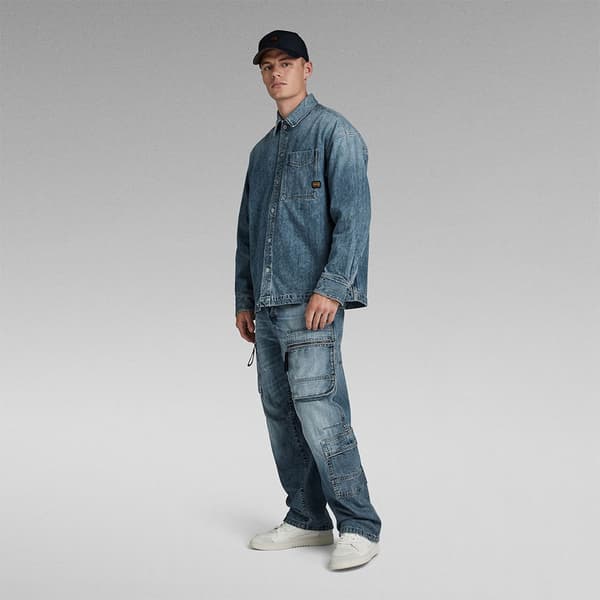 G-star Boxy Fit övertröja Blå S Man