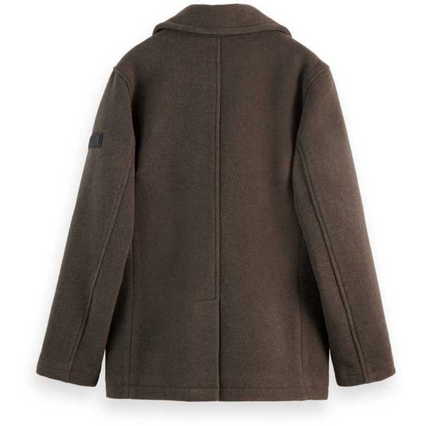 Scotch & Soda Wool Blend Peacoat Jakke  L Mand