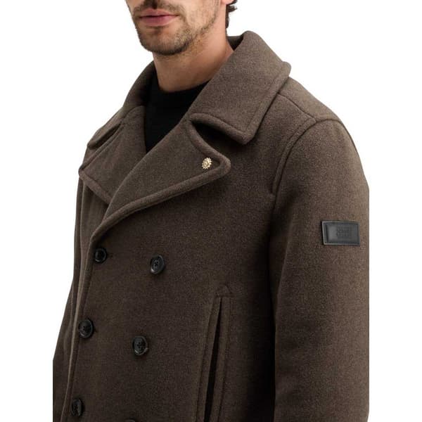 Scotch & Soda Wool Blend Peacoat Jakke  L Mand