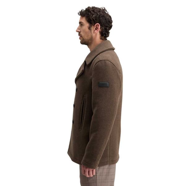 Scotch & Soda Wool Blend Peacoat Jakke  L Mand