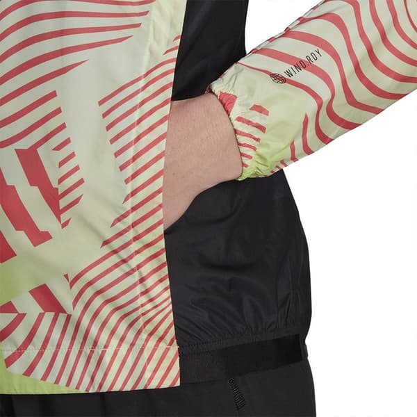 Adidas Trail Windbreaker Jakke Grøn M Kvinde