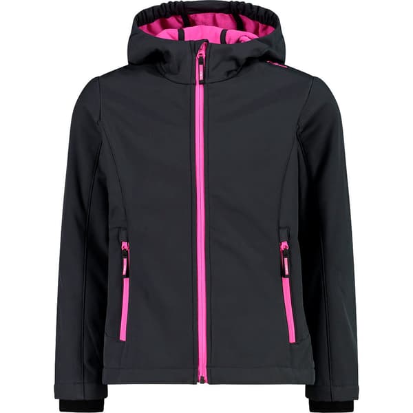 Cmp Fix Hood 3a29385n Softshelljakke Sort 12 Years Dreng
