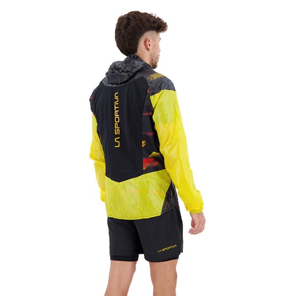 La Sportiva Blizzard Windbreaker Jakke Gul,Sort XL Mand