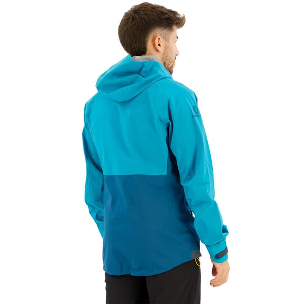 Scott Explorair 3l Se Hoodie Jacka Blå S Man