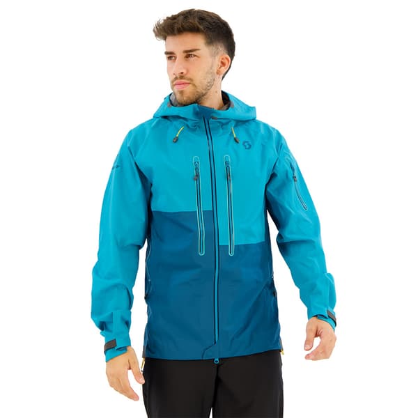 Scott Explorair 3l Se Hoodie Jacka Blå S Man