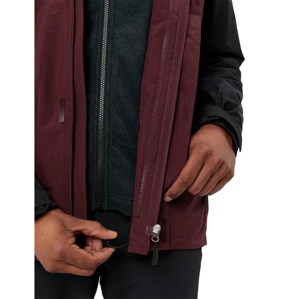 Vaude Rosemoor 3in1 Jacka Svart M Man