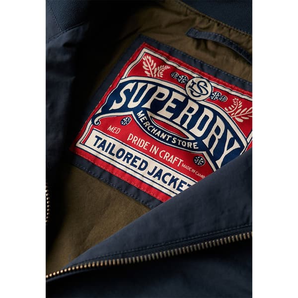 Superdry Merchant Harrington Jacka Blå L Man