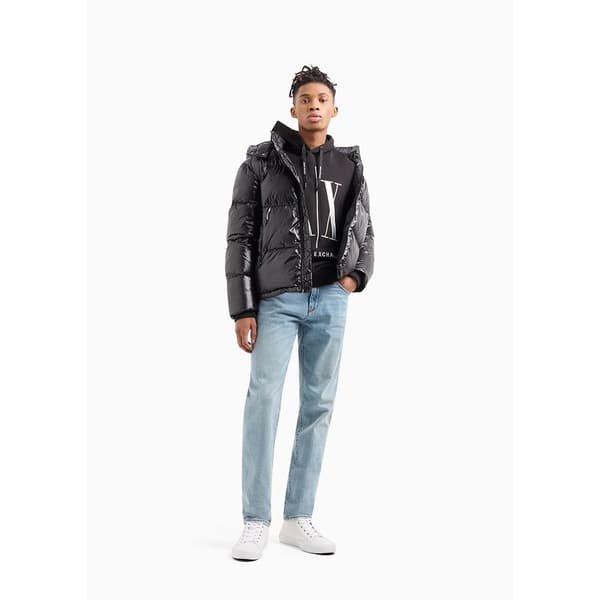 Armani Exchange 8nzb70_znynz Jakke Sort S Mand