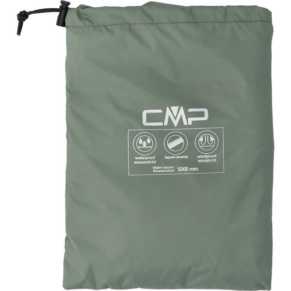 Cmp Rain Fix Hood 32x5807 Jacka Grönt 3XL Man