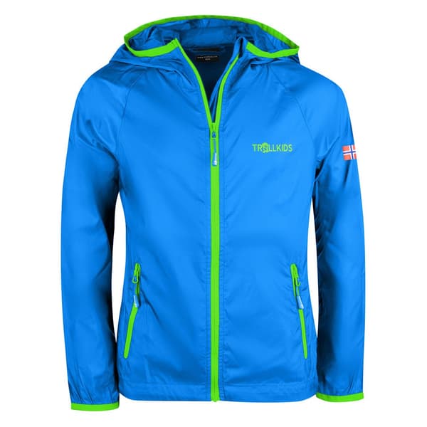 Trollkids Fjell Running Jakke Grøn,Blå 110 cm Dreng