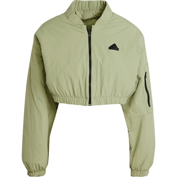 Adidas City Escape Padded Bomberjacka Grönt S Kvinna