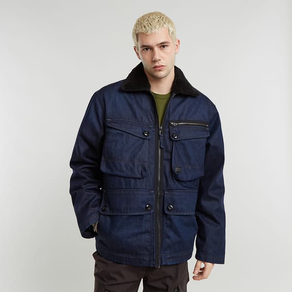 G-star Utility Jacka Blå L Man