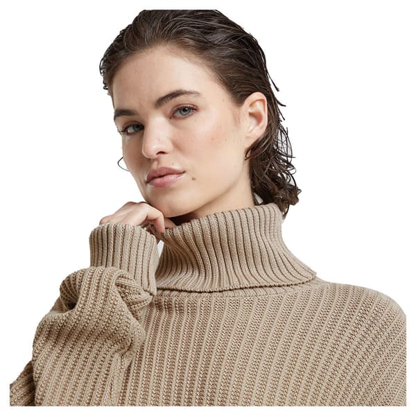 G-star D25753-d496 Tröja Med Hög Krage Beige S Kvinna