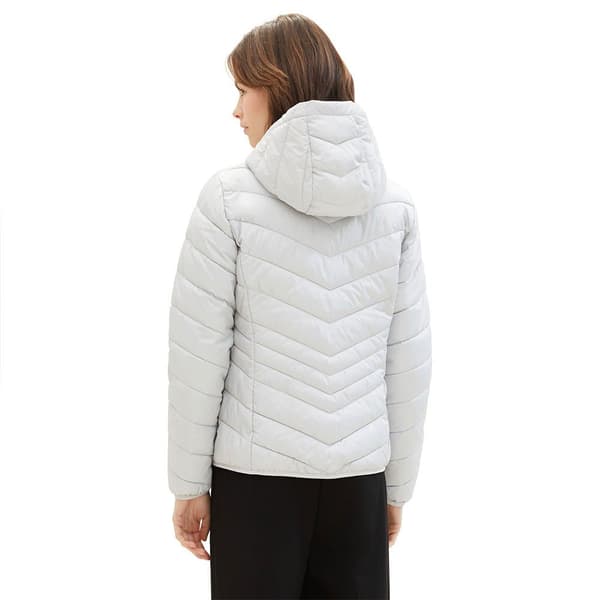 Tom Tailor Light Weight Puffer 1035807 Takki Harmaa M Nainen