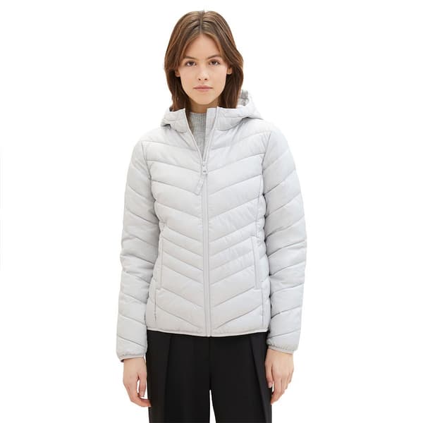 Tom Tailor Light Weight Puffer 1035807 Jakke Grå M Kvinde