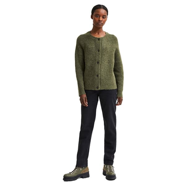 Selected Lulu Short Cardigan Grøn S Kvinde