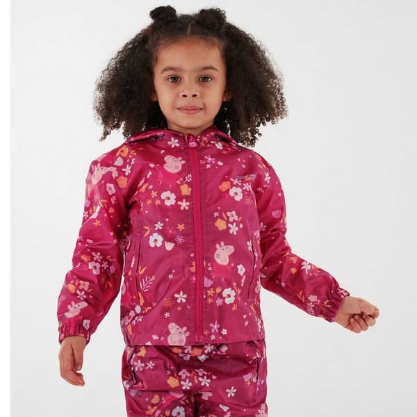 Regatta Peppa Pig Pack-it Softshelljakke Rosa 3-4 Years Dreng