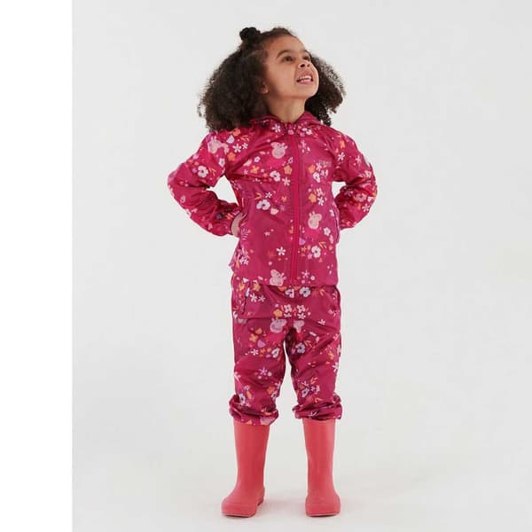 Regatta Peppa Pig Pack-it Softshelljakke Rosa 3-4 Years Dreng