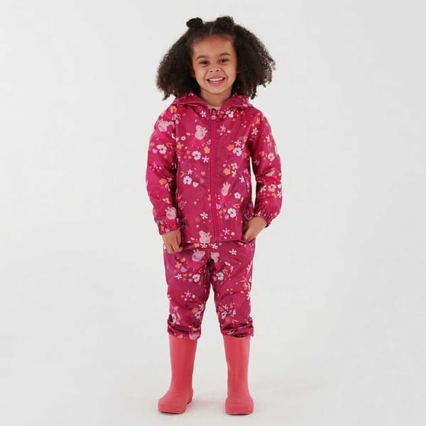 Regatta Peppa Pig Pack-it Softshelljakke Rosa 3-4 Years Dreng